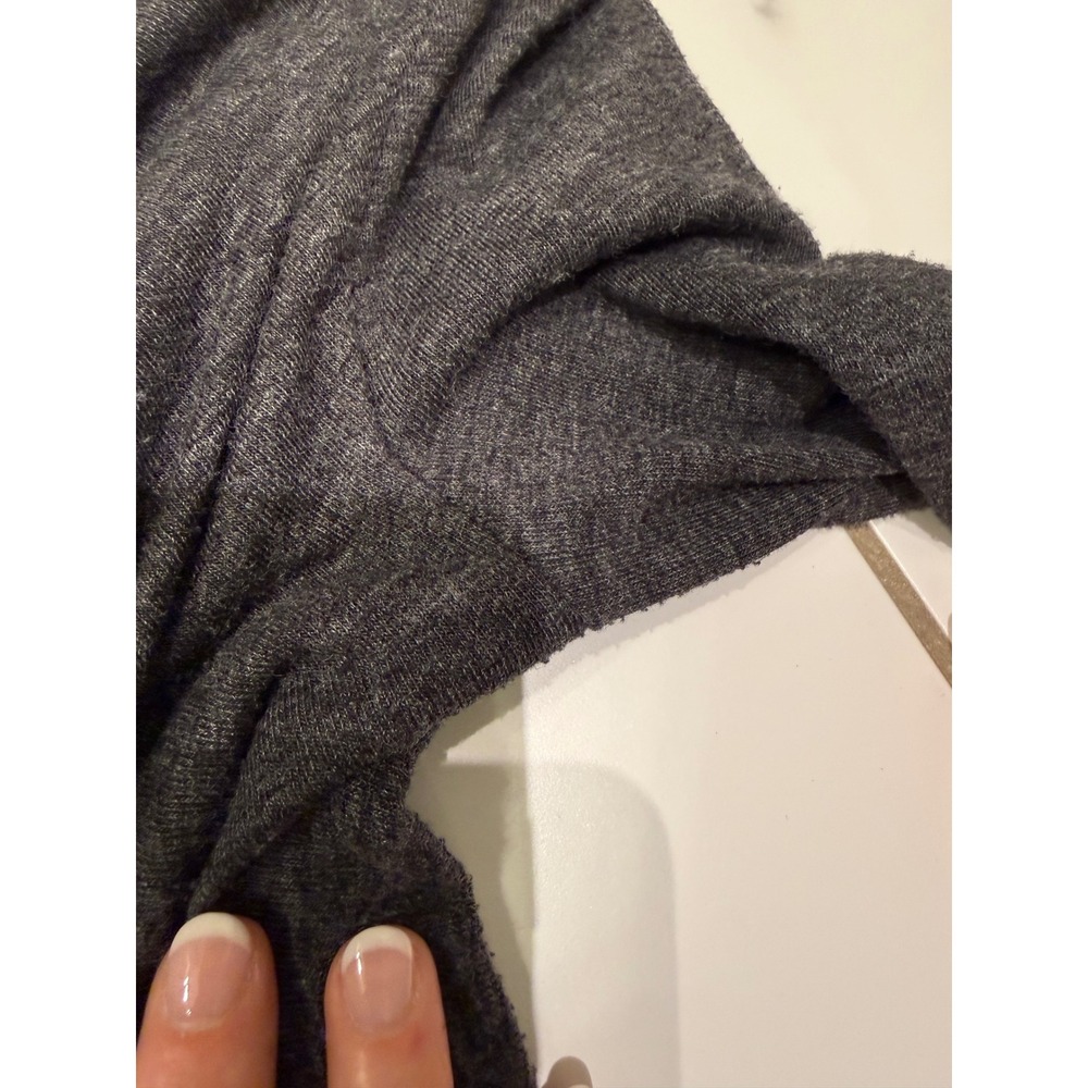 Banana Republic Womens Charcoal Gray Ruched Side Long Sleeve Sheath Dress Size M - Picture 11 of 13